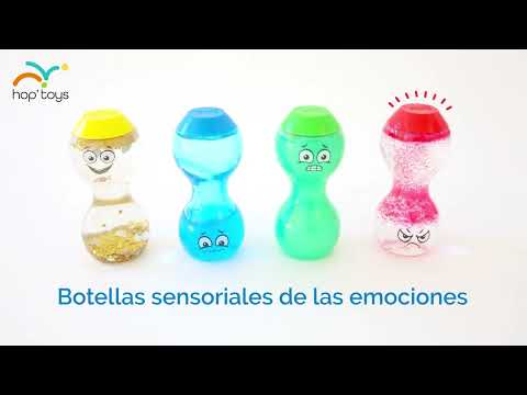 Cartel del vídeo de YouTube para Botellas sensoriales - emociones