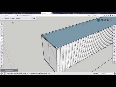 Sketchup Lesson 9: Roof Ribs