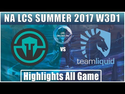 IMT vs TL || Highlights All Game || NA LCS Summer 2017 || Immortals vs Team Liquid