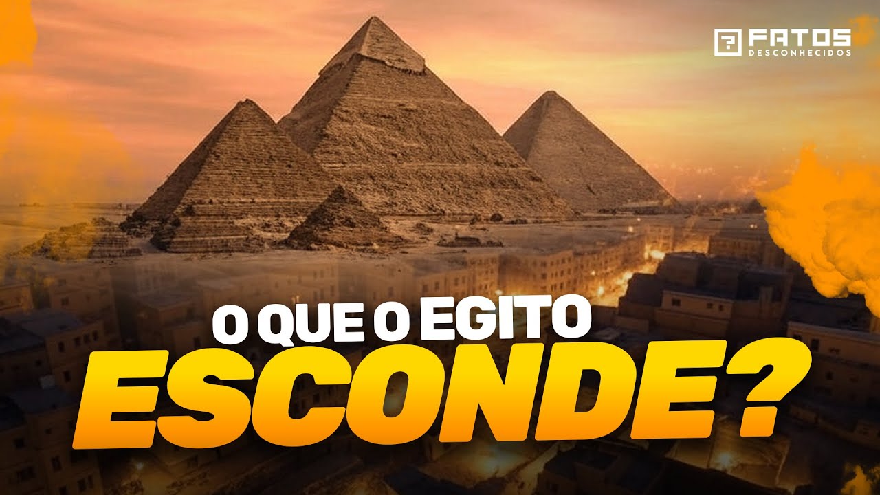 Achamos uma estrutura abaixo das pirâmides?