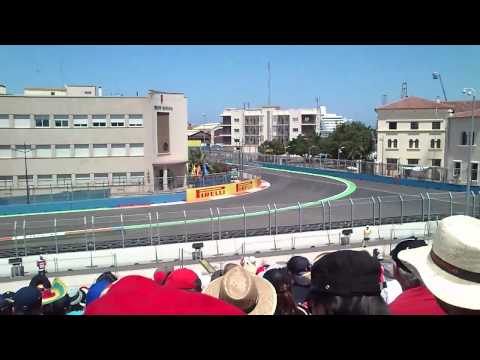 F1 GP of Europe 24/06/2012 Fernando Alonso leader lap