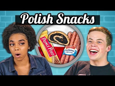 TEENS EAT POLISH SNACKS! | Teens Vs. Food