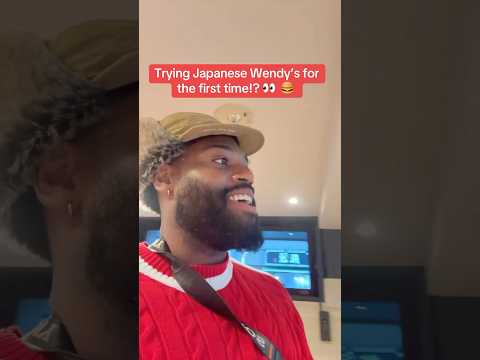 Japanese Wendy’s is WEIRD 🥴 #japan #wendy’s #mukbang #food #americanabroad #culture