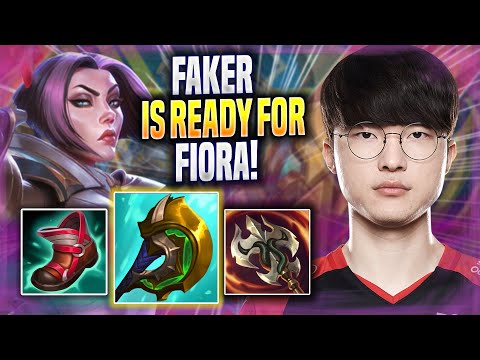 FAKER IS READY FOR FIORA! - T1 Faker Plays Fiora TOP vs Gwen! | Season 2022