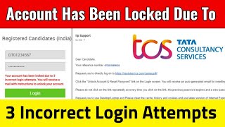 How To unlock Tcs Nextstep account