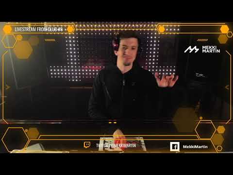 Mekki Martin - LIVESTREAM FROM CLUB #8 [Techno Set]