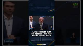 FLÁVIO BOLSONARO DEIXA LULA INVOCADO E NINE PERDE A RAZÃO DURANTE DEBATE