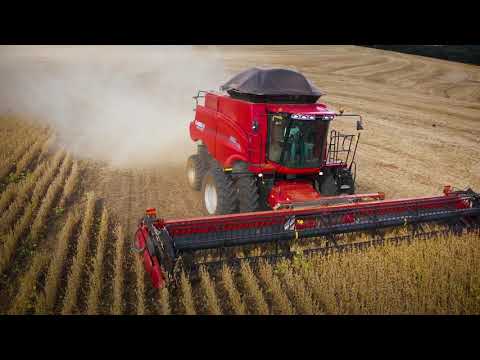 Javų kombainas Axial - Flow 150 serija 312 - 449 AG vaizdo įrašas