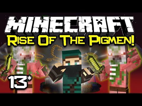Minecraft RISE OF THE PIGMEN Adventure Map! - Let's Play! Ep 13