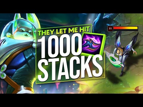 I BECAME A RAID BOSS: 1000 STACKS NASUS JUNGLE