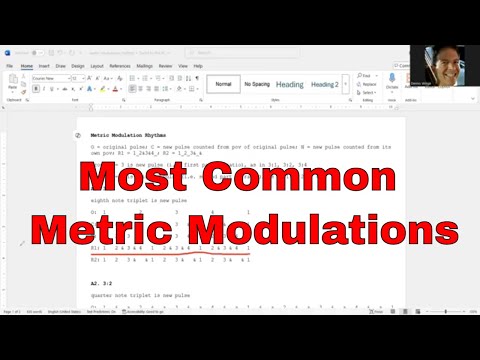 metric modulation | examples