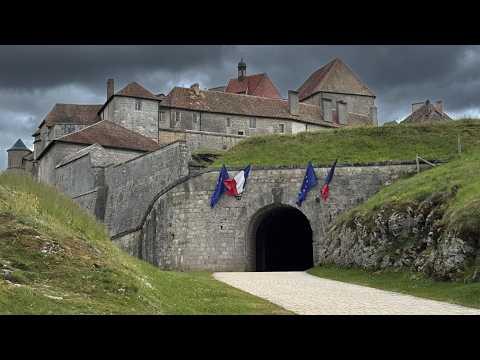 We Were Completely Alone Inside the Castle | Château de Joux 4K Walk