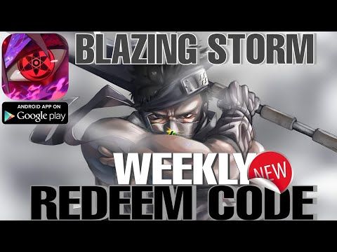 Blazing Storm New Redemption Pack Code: Weekly Gift Code #1 🎁 New Anime ARPG online game - android