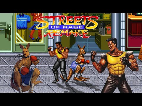 Streets Of Rage Remake V5.2 - Mod - Manhunt - Adam & Roo - Playthrough (Hardest)