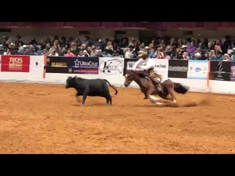 Matt Koch and Seven S Reyzor 2019 NRCHA Open Futurity Finals High Cow Score 228