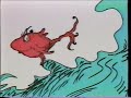 Dr Seuss Beginner Book Video One Fish Two Fish Red Fish Blue Fish 1989 VHS