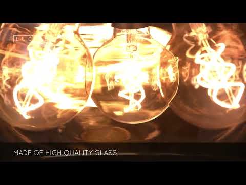 Lucide 45401/40/65 - Chandelier on a string OLIVIA 3xE27/40W/230V d. 40 cm black