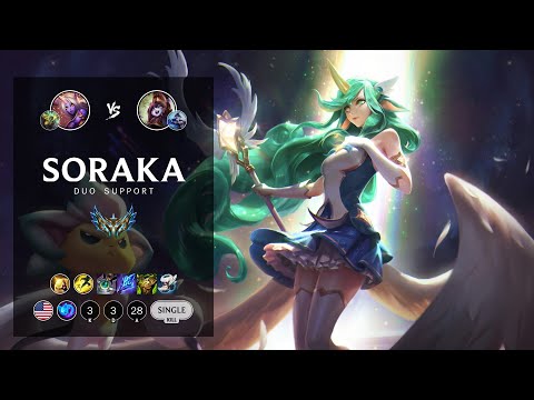 Soraka Support vs Lulu - NA Challenger Patch 12.13