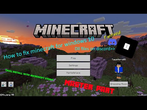 How to fix Minecraft for windows 10 unlock full games master part!