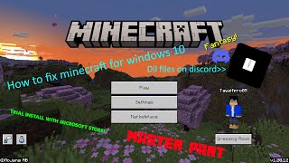 How to fix Minecraft for windows 10 unlock full games master part!
