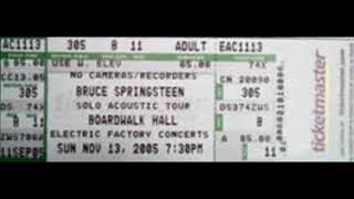 Bruce Springsteen: Unchained Melody as intro to "Santa Ana".
