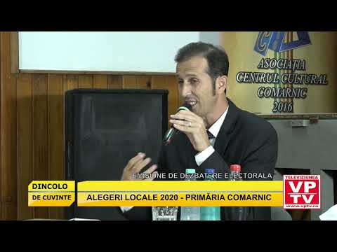 Dezbatere electorala – Alegeri Locale 2020 – Primaria Comarnic