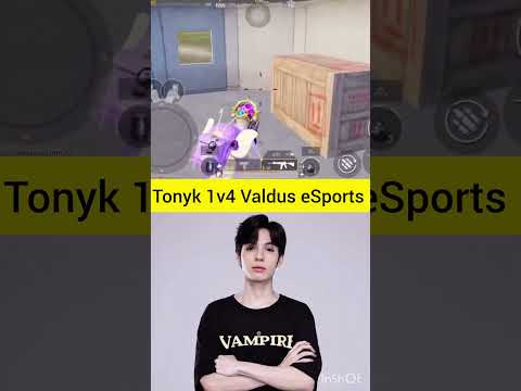 Tonyk 1v4 Valdus eSports | #pubgmobile #pubg #bgmi #best #pubgm #pubg mobile eSports