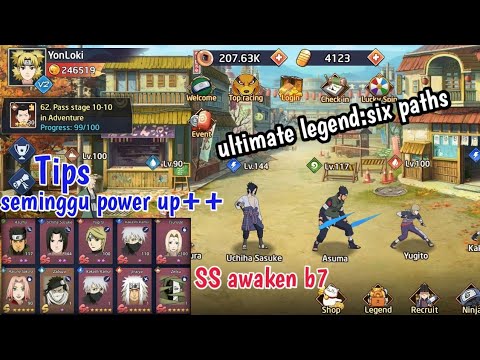 tips cara cepat ningkatin power bagi pemula digame Ultimate legend six paths