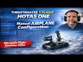 THRUSTMASTER T FLIGHT HOTAS ONE Manual AIRPLANE Configuration Microsoft Flight Simulator 2024