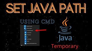 How to set Java Path Temporary Using CMD