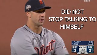 Jack Flaherty did not stop talking to himself the entire time.. One of the wildest games all year