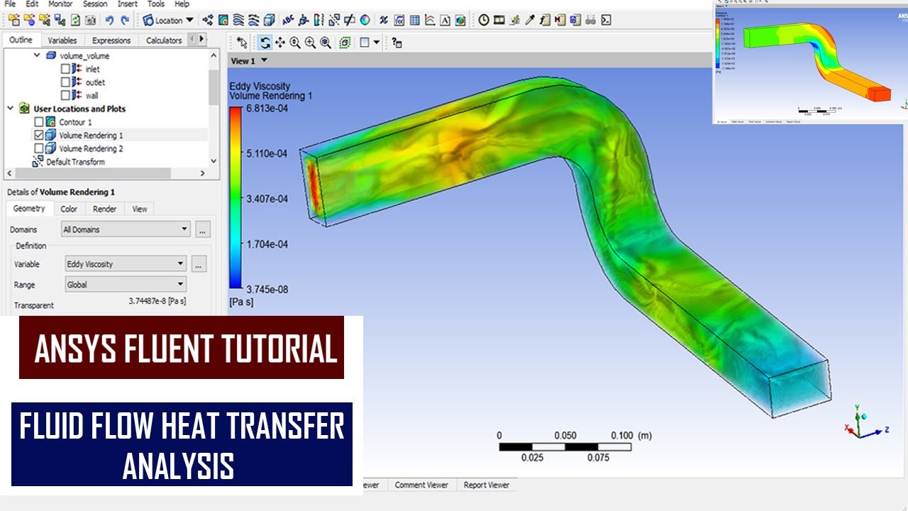 ✅ Ansys Fluent Tutorial For Beginners - Flow through Duct