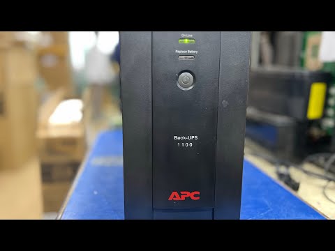 How to replace battery ups APC 1100