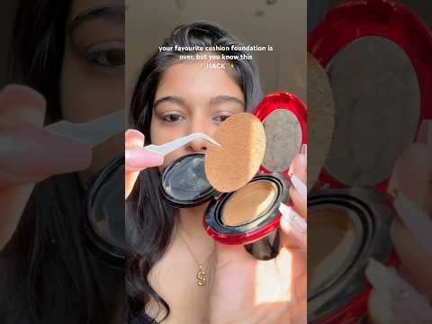 Cushion foundation hack ✨ #tirtir #cushionfoundation #kbeauty #kbeautymakeup #makeuphacks #makeup