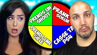 Mystery whell challenge with my girlfriend