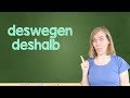 How To Say That S Why Deswegen Deshalb Darum Daher B1 B2 Mit Jenny