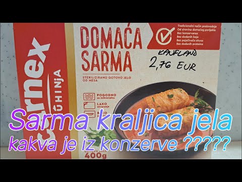 Gotova jela - Sarma - kraljica jela iz konzerve , šta mislite kakva je ?????