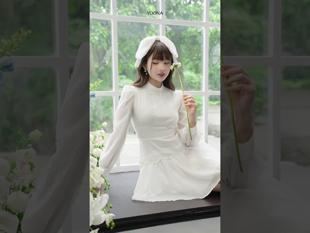 NT12X213 - Đầm tơ ô 3D