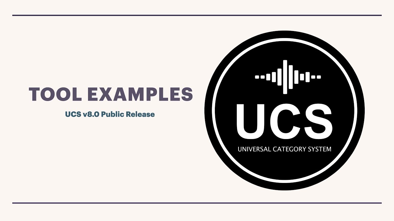 UCS Tools Example
