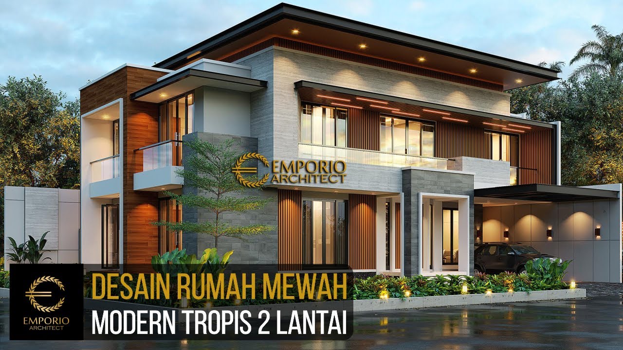 Video 3D Mr. Ben Modern House 2 Floors Design - Cibubur, Jawa Barat