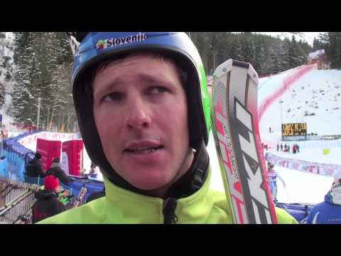 Andrej Jerman Interview day before the Lauberhorn
