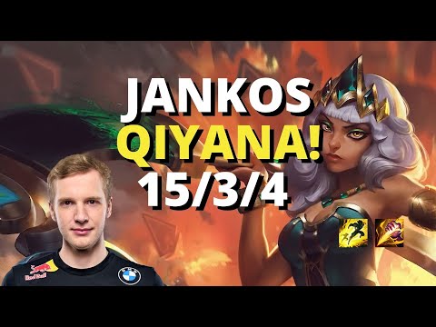 JANKOS PLAYS QIYANA JUNGLE 15/3/4 | PRO PLAYER REPLAY