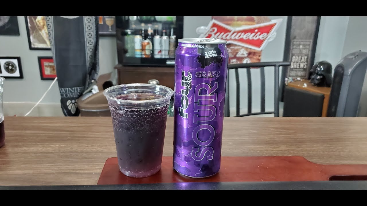 Four Loko Sour Grape Review!