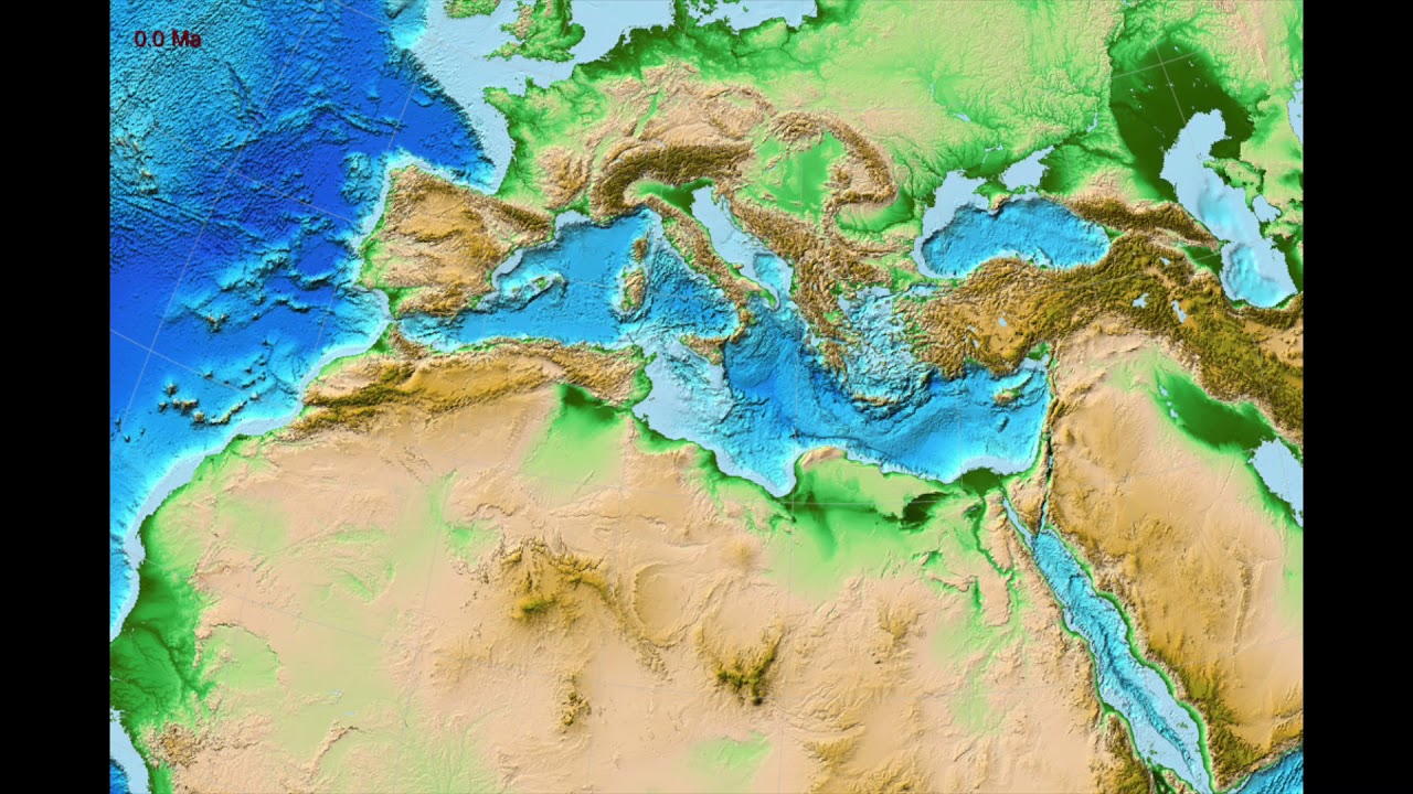 Greater Adria formation and destruction: Mediterranean Plate Tectonics.