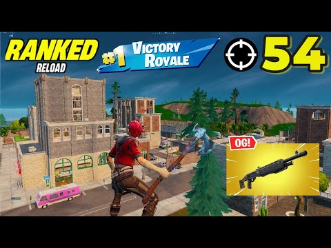 54 Elimination Duo vs Squad "RANKED Reload” Gameplay Wins (Fortnite Chapter 7 PS5 Controller)