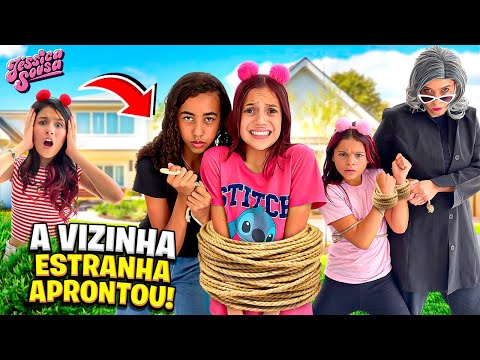 JESSICA AND MANU WERE TIED UP BY THE STRANGE NEIGHBOR AND THE GIRL WHO DOESN'T LIKE THEM* went wrong