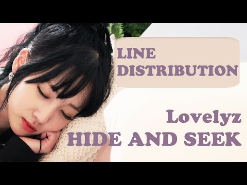 Lovelyz - 'Hide and Seek'/숨바꼭질 Line Distribution (Color Coded)