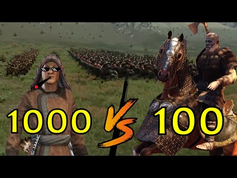 1000 PEASANTS vs 100 KNIGHTS