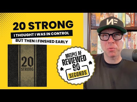 20 Strong – The Dice Are Strong, My Confidence Is Not