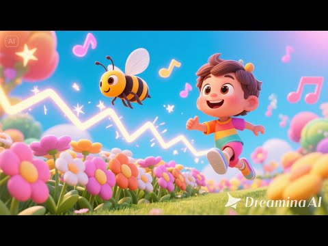 Buzzy Bee Boogie in the Garden! | Dancing Bee Song for Kids | Fun Garden Rhythm Rhyme